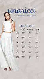Load image into Gallery viewer, Front and Back Pleated Versatile Long Skirt - White Crepe
