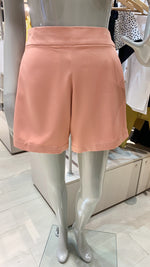 Load image into Gallery viewer, Semi-Flare Shorts - Peach Crepe
