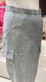 Load image into Gallery viewer, Pencil Skirt Back Slit - Soft Denim
