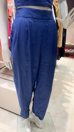 Load image into Gallery viewer, Tapered Pants - Blue Linen
