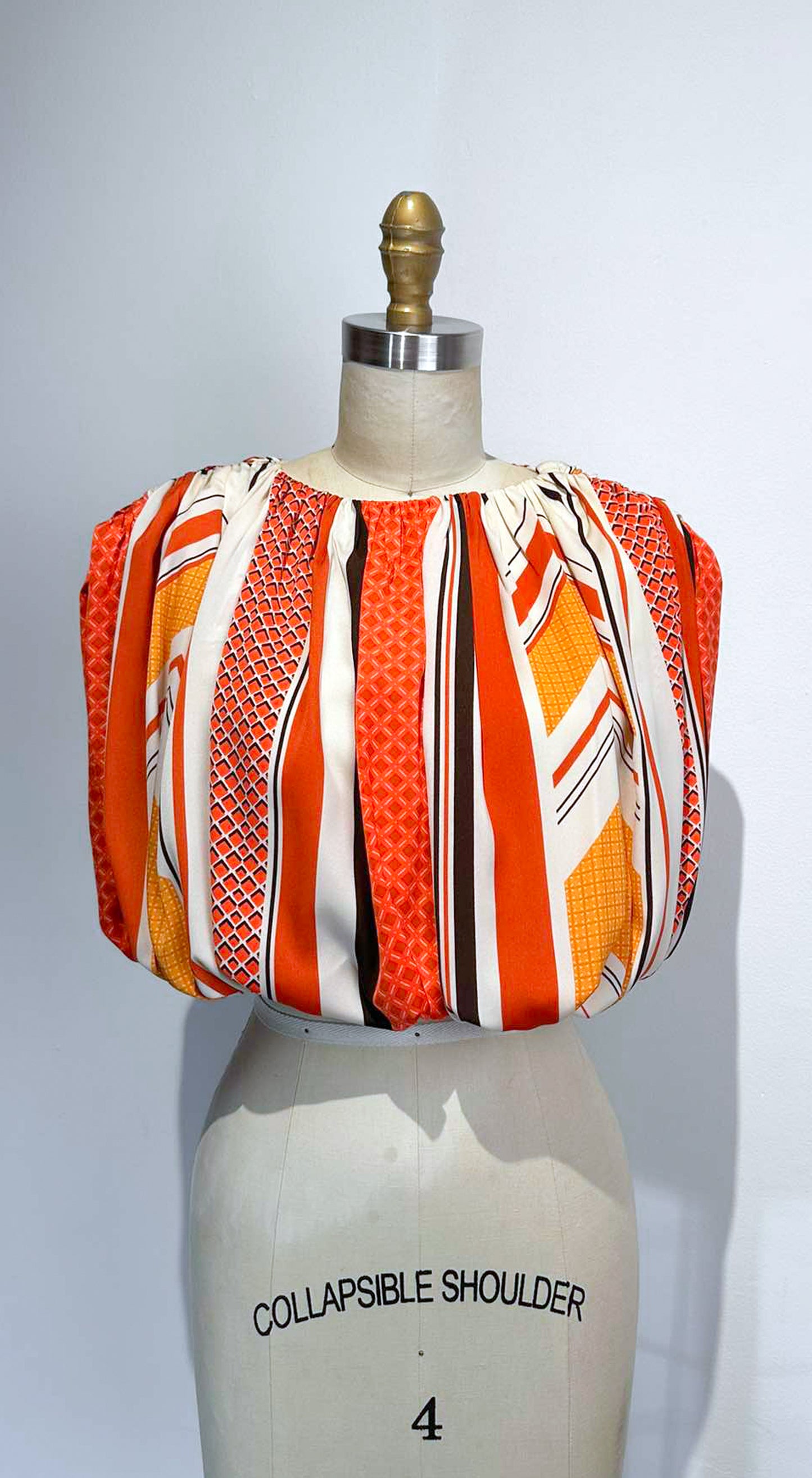 Silk Crop Bubble Top