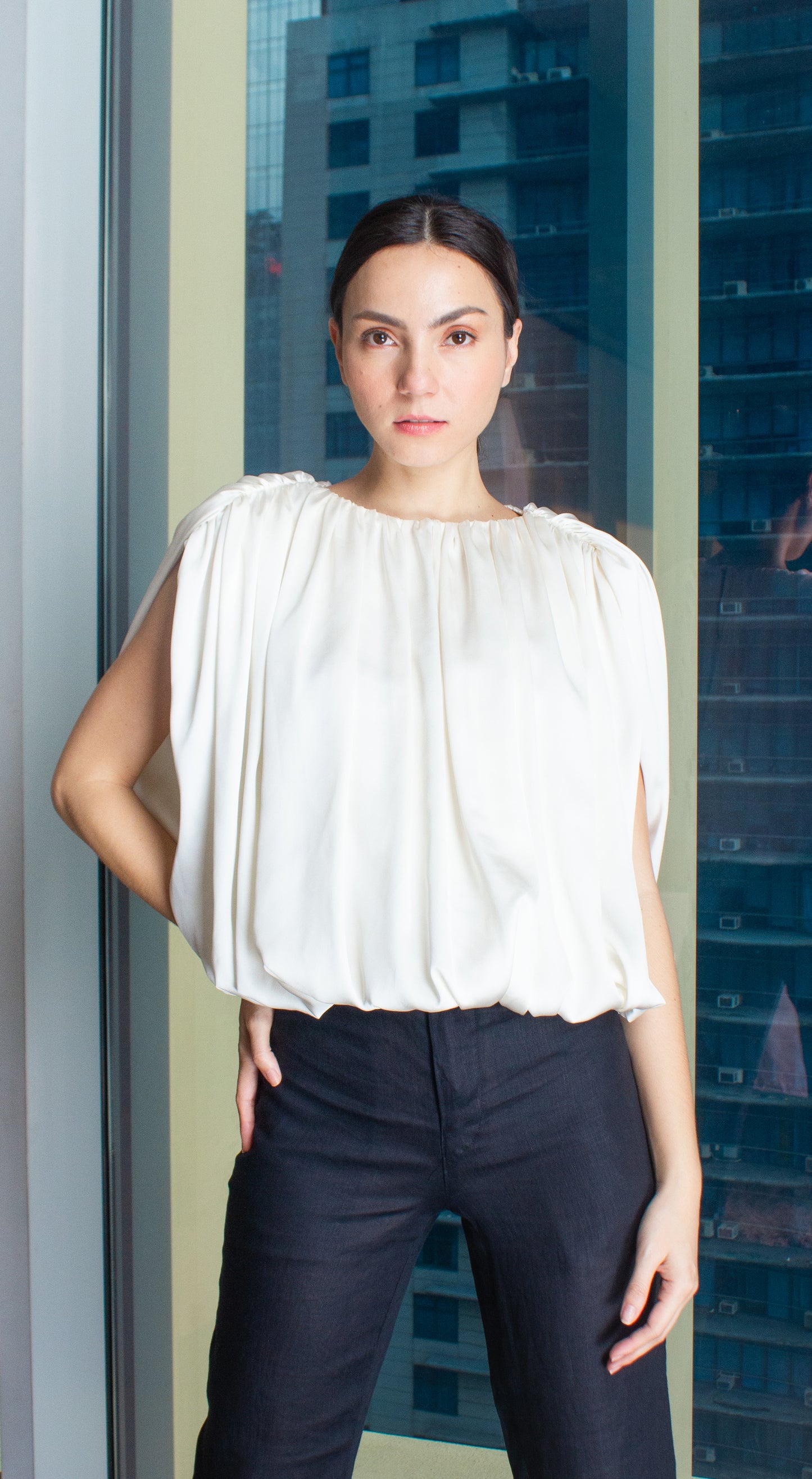 Silk Bubble Top
