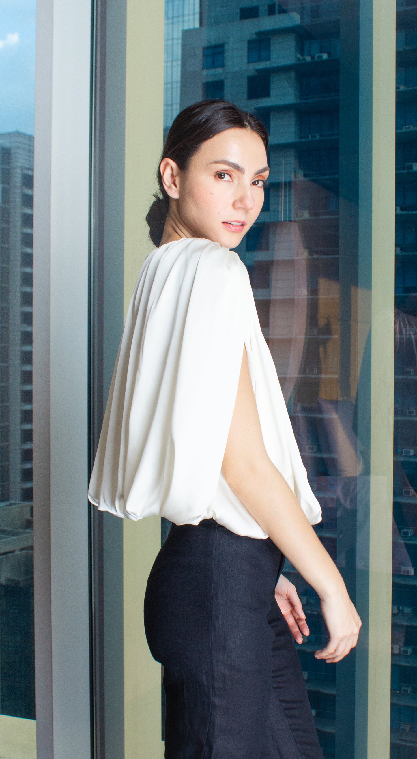 Silk Bubble Top