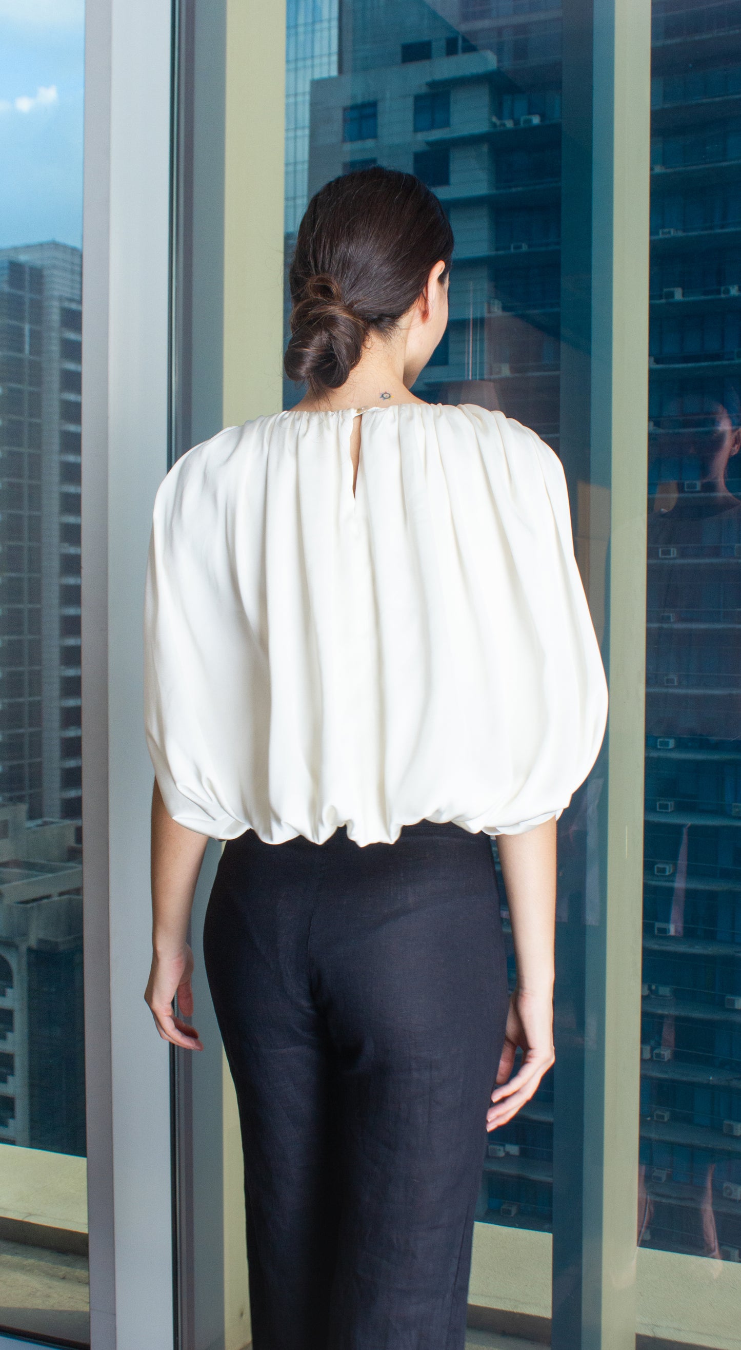Silk Bubble Top
