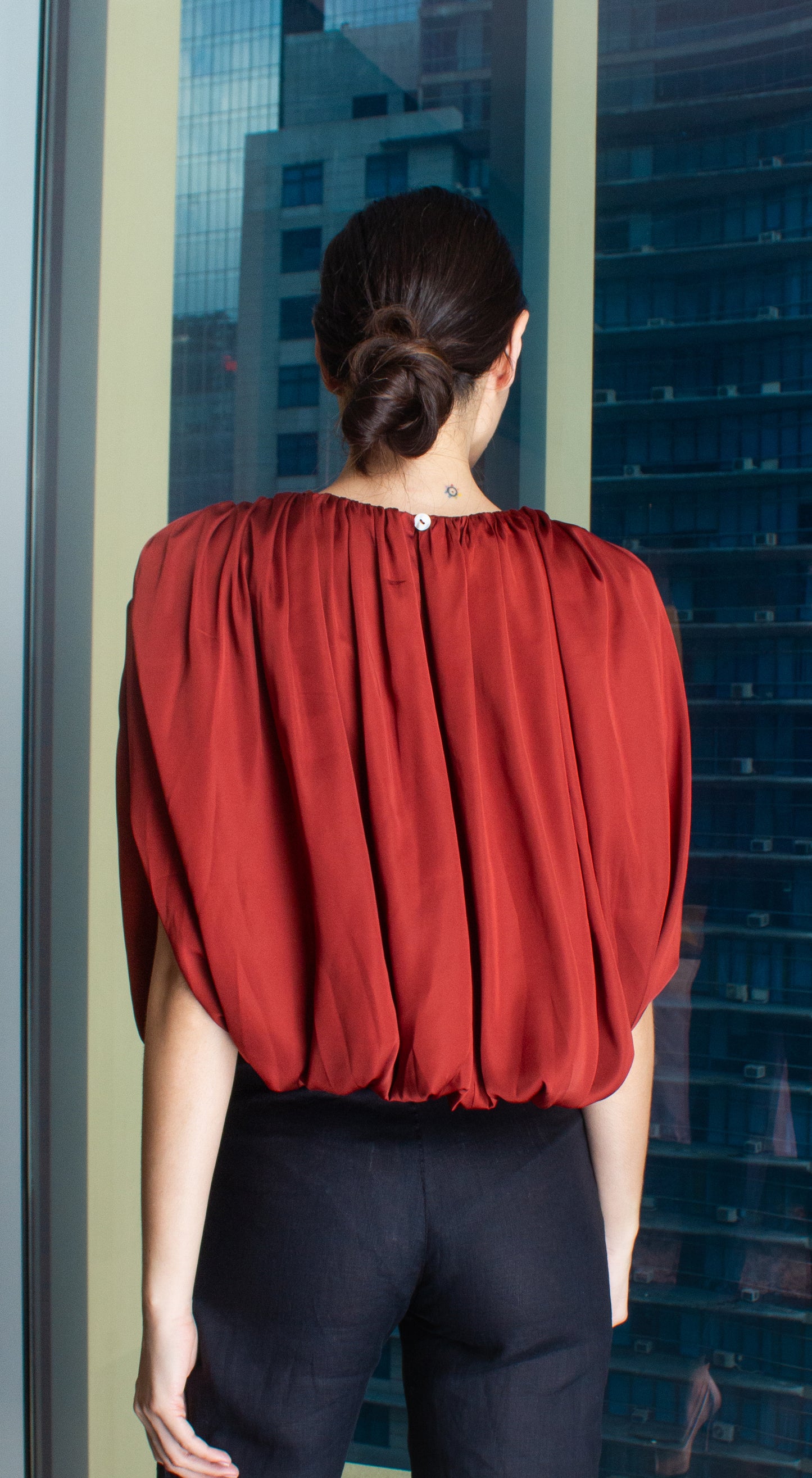 Silk Bubble Top