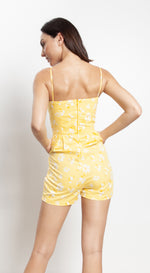 Load image into Gallery viewer, Spaghetti Strap Semi-Sweetheart Cup Cutout Detail Romper
