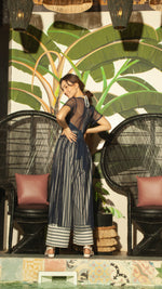 Load image into Gallery viewer, Net Dress — Dark Blue
