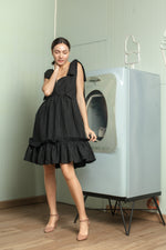 Load image into Gallery viewer, Sweetheart V Cutout with Oversized Ribbon Dress
