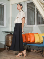 Load image into Gallery viewer, Palazzo Pants in Black Crepe
