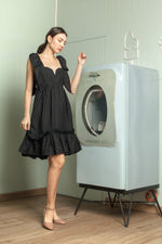 Load image into Gallery viewer, Sweetheart V Cutout with Oversized Ribbon Dress
