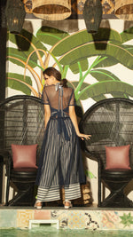 Load image into Gallery viewer, Net Dress — Dark Blue
