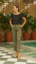 Load image into Gallery viewer, Baston Pants with Military Pockets — Army Green
