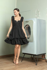 Load image into Gallery viewer, Sweetheart V Cutout with Oversized Ribbon Dress
