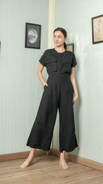 Load image into Gallery viewer, Four Pocket Drop Shoulder Oversized Belted Top
