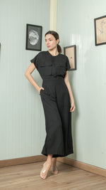 Load image into Gallery viewer, Four Pocket Drop Shoulder Oversized Belted Top
