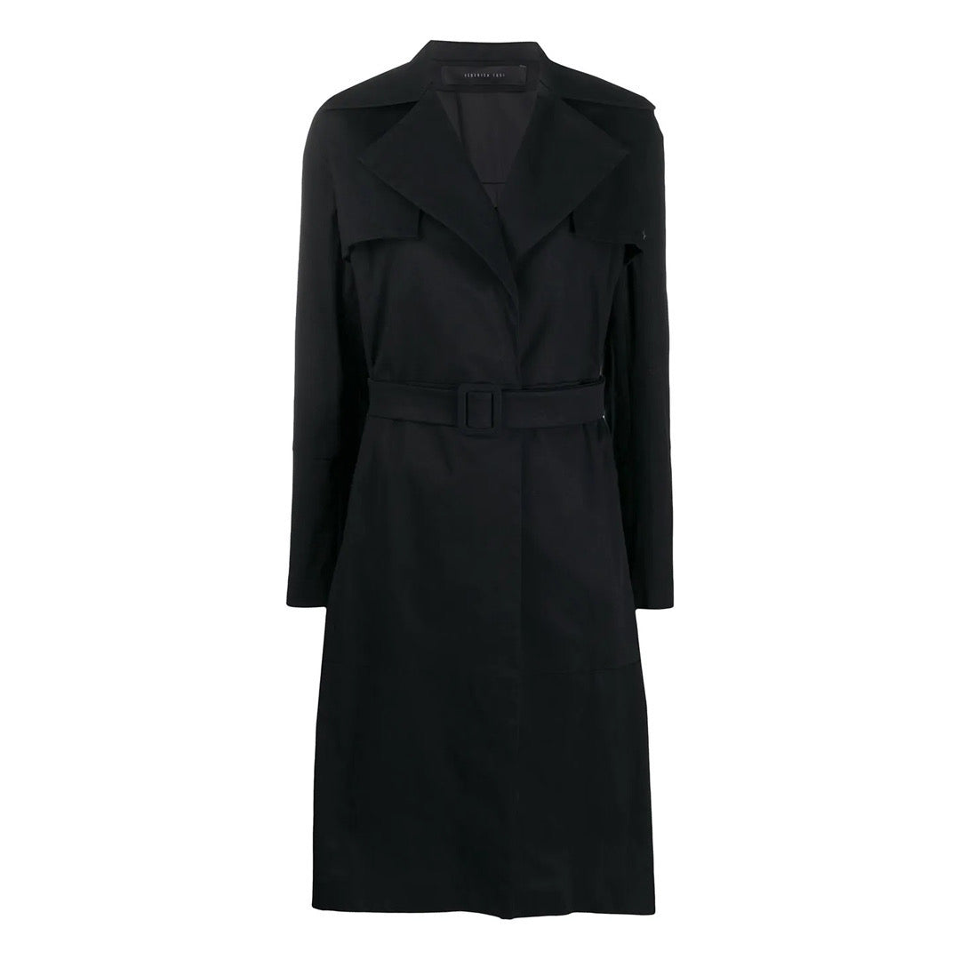 Federica Tosi Black Trenchcoat