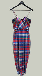 Load image into Gallery viewer, Semi Sweetheart Baggy Jumpsuit — Red Checkered
