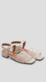 Load image into Gallery viewer, About Arianne Marini Mesh Sandals - Bianco
