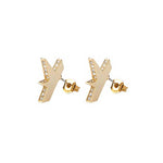 Load image into Gallery viewer, Federica Tosi Mini Cross Earrings
