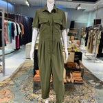 Load image into Gallery viewer, Una Ricci Short Sleeve Jumpsuit
