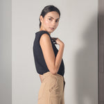 Load image into Gallery viewer, Federica Tosi Padded Sleeveless Shirt
