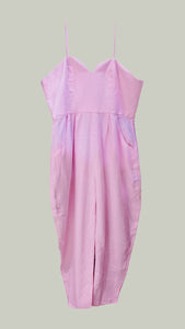 Sweetheart Baggy Jumpsuit — Baby Pink