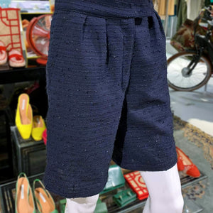 Una Ricci Tweed Long Shorts