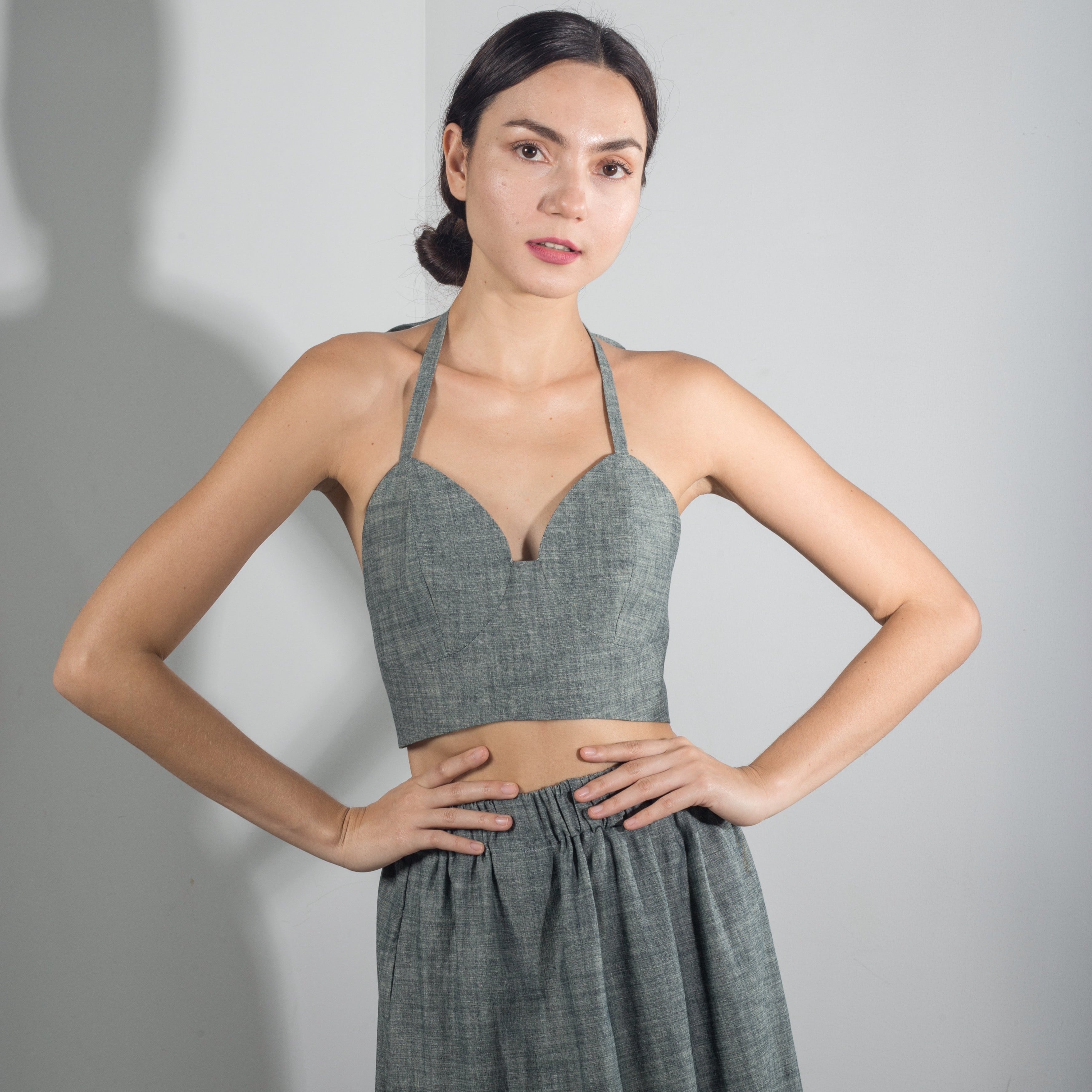 Soft Denim Bra Top