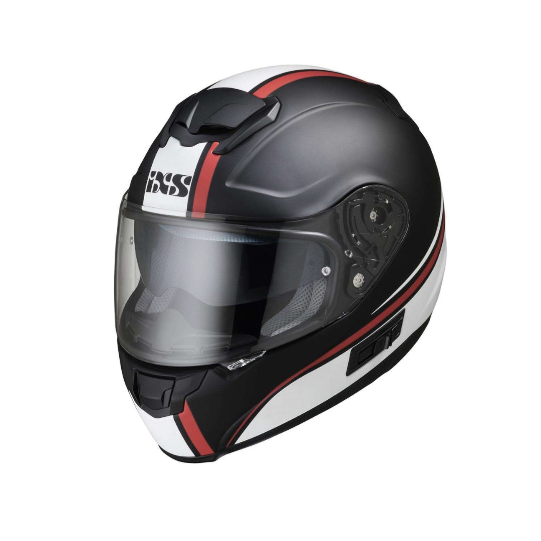 Integral Helmet iXS215 2.1 Black Matte-White-Red
